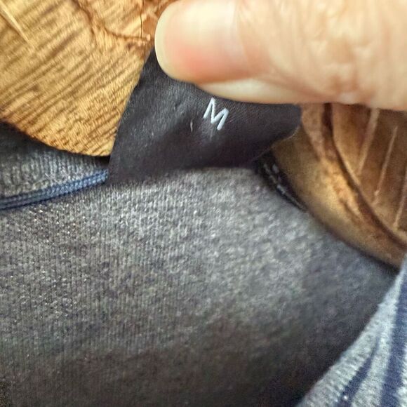 Boss Hugo Boss 1/4 Zip Cotton Sweater Grey Navy M - Picture 5 of 10